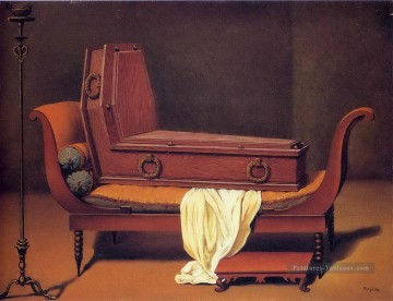 perspectiva madame recamier por david 1949 René Magritte Pinturas al óleo
